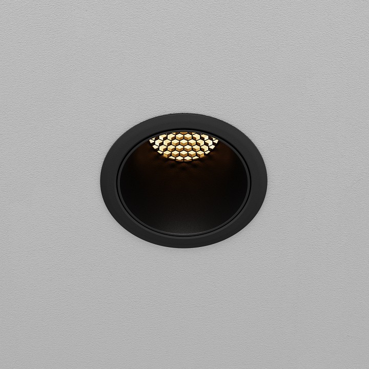 Встраиваемый светильник maytoni technical dip dl116-10w-2.7k-b