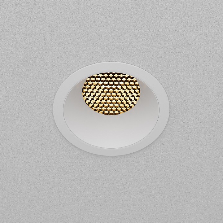 Встраиваемый светильник maytoni technical dip dl117-15w-2.7k-w