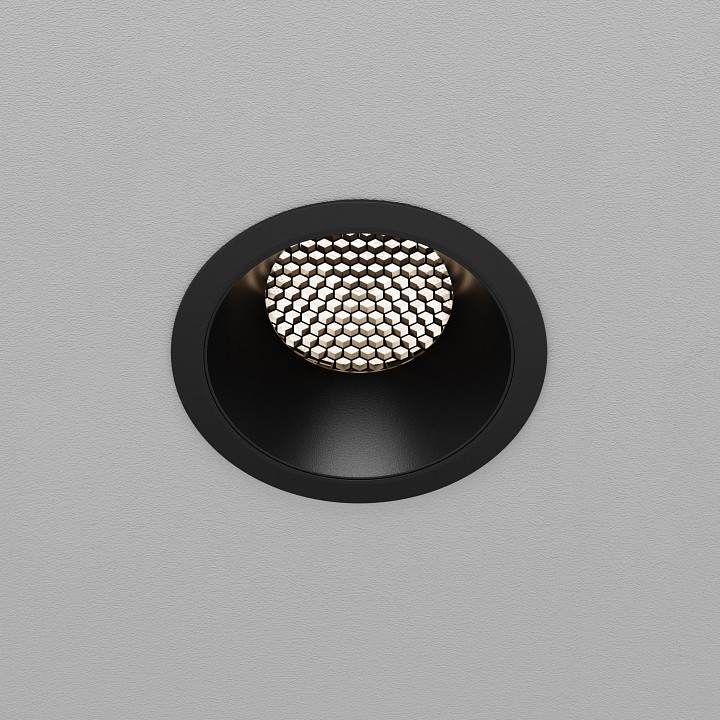 Встраиваемый светильник maytoni technical dip dl117-15w-4k-b