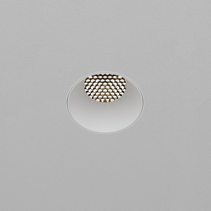 Встраиваемый светильник maytoni technical dip dl119-10w-4k-trs-w