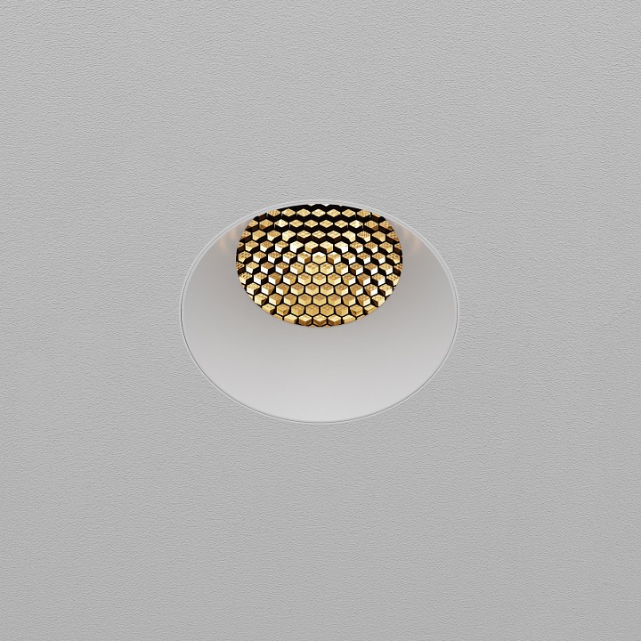 Встраиваемый светильник maytoni technical dip dl121-15w-2.7k-trs-w