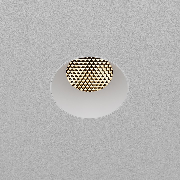 Встраиваемый светильник maytoni technical dip dl121-15w-3k-trs-w