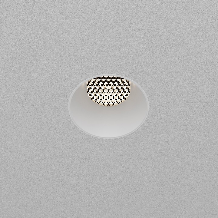 Встраиваемый светильник maytoni technical dip dl124-10w-4k-trs-w