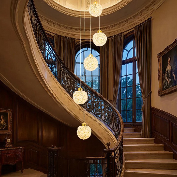 Подвесная люстра citilux cloudy cl323052