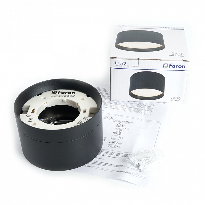 Накладной светильник feron hl370 48298