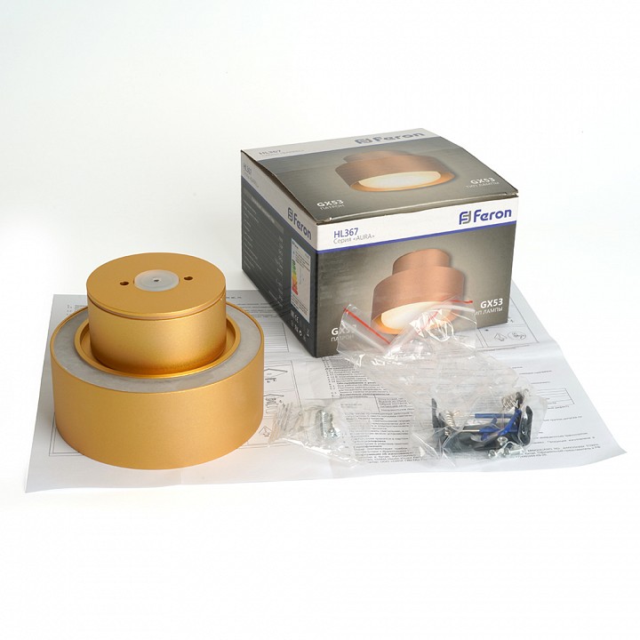 Накладной светильник feron hl367 48408