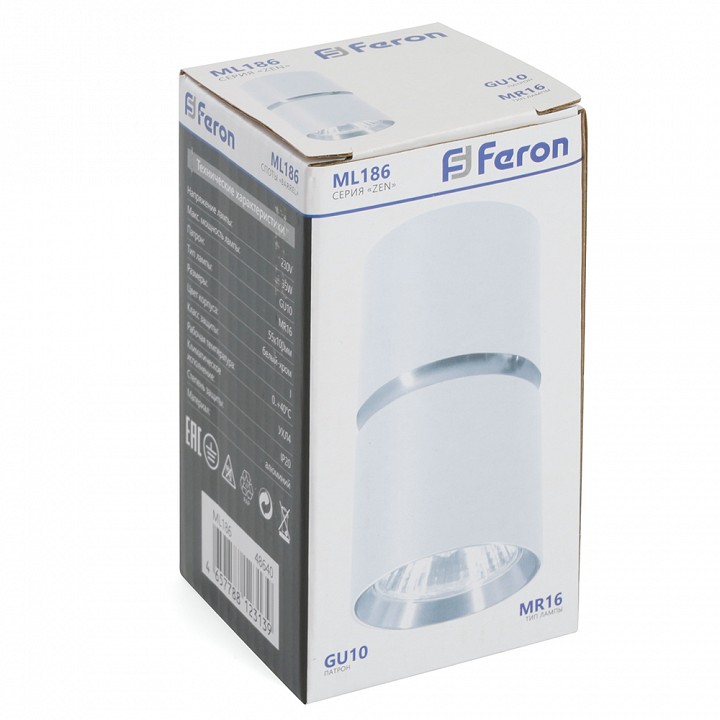 Накладной светильник feron ml186 48640