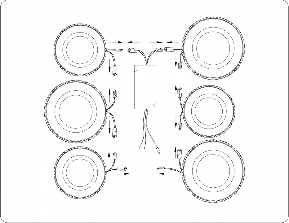 Потолочная люстра ambrella light fa fa8872