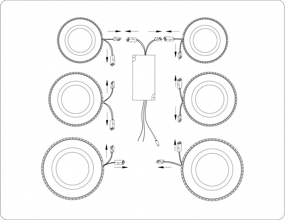 Потолочная люстра ambrella light fa fa8874