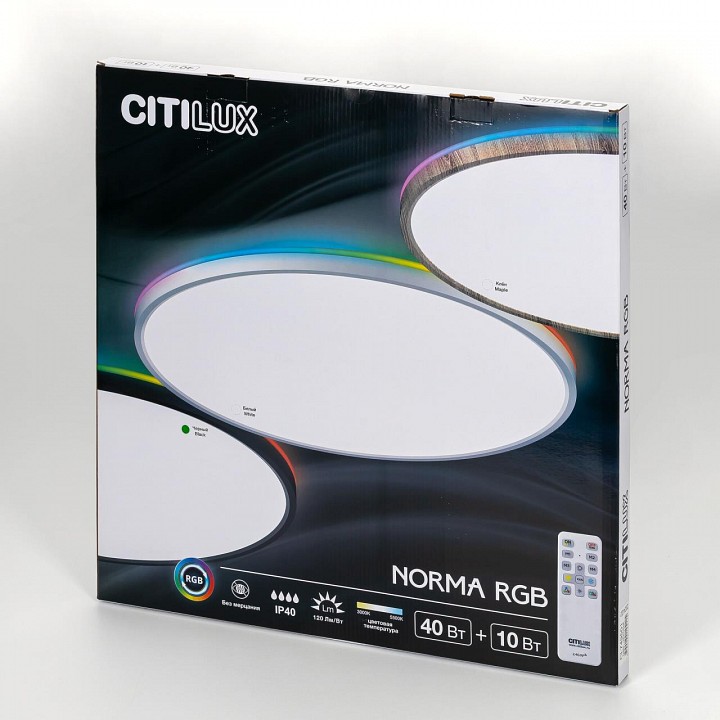 Накладной светильник citilux norma cl749501