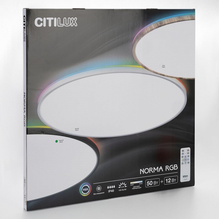 Накладной светильник citilux norma cl749601