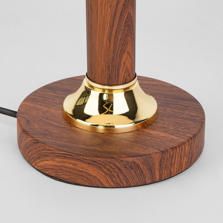 Настольная лампа декоративная eurosvet lorenzo 60019/1 орех