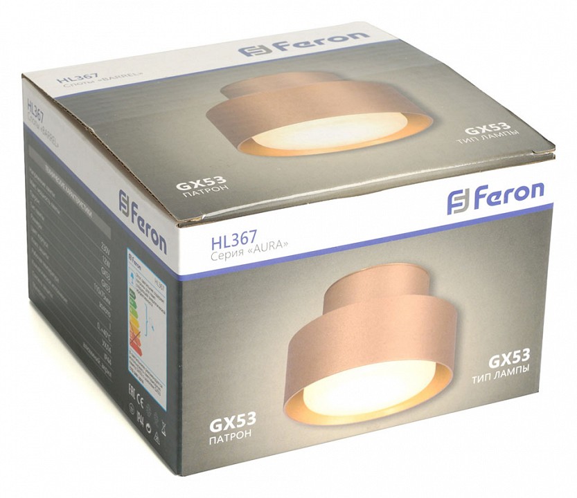 Накладной светильник feron hl367 48408