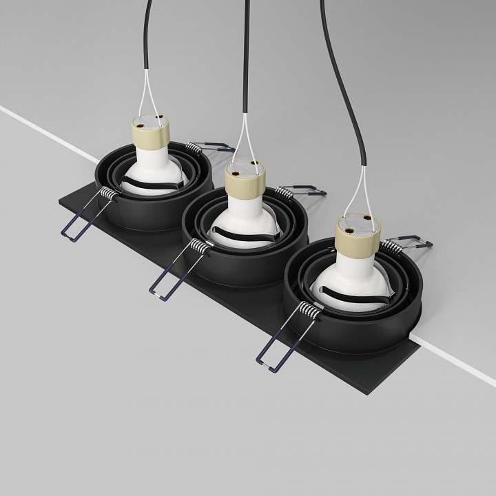 Встраиваемый светильник maytoni technical atom dl024-2-03b