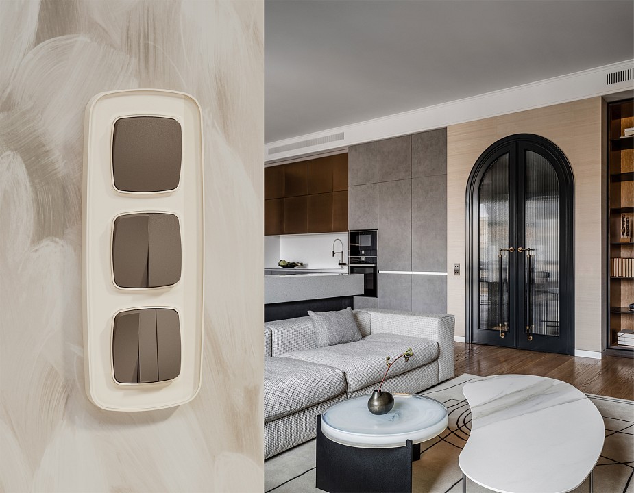 Выключатель самовозвратный одноклавишный без рамки ambrella volt mo mo631050