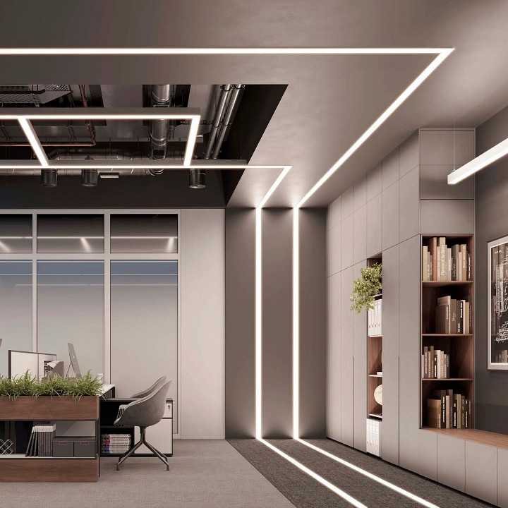 Профиль накладной arlight floor 046413