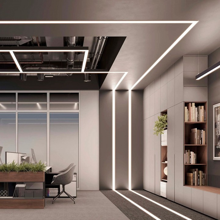 Профиль накладной arlight floor 046414