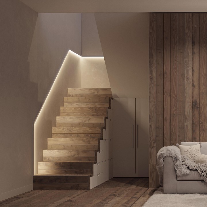 Профиль накладной arlight wall 050466