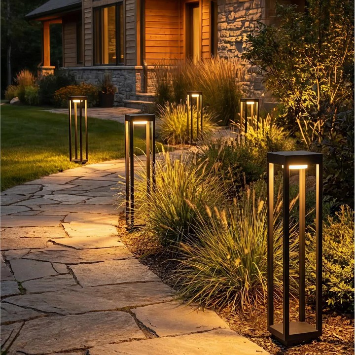 Наземный высокий светильник citilux genox clu13b