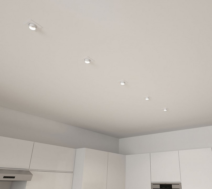 Встраиваемый светильник denkirs rond dk3121-wh