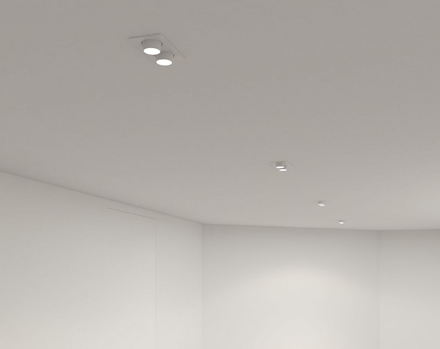 Встраиваемый светильник denkirs rond dk3122-wh