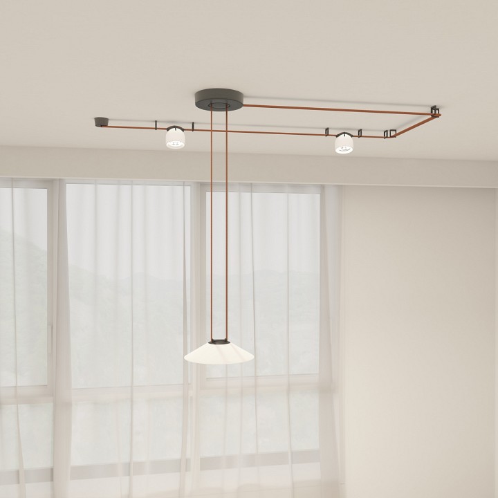 Накладной светильник denkirs belty spot dk5541-wh+bk