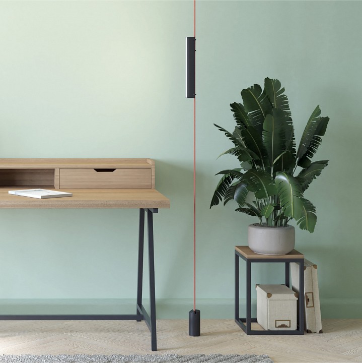 Накладной светильник denkirs belty linear dk5575-bk