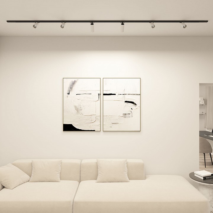 Светильник на штанге denkirs scope dk6060-bw+bk