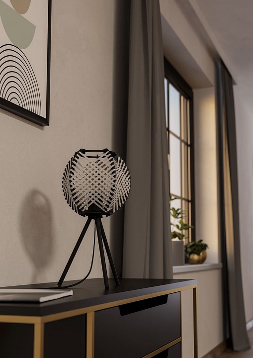 Настольная лампа декоративная eglo waverton 44008