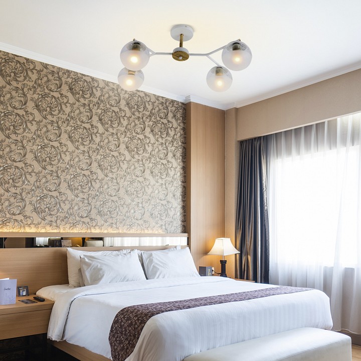 Люстра на штанге escada avignon 1130/4pl white