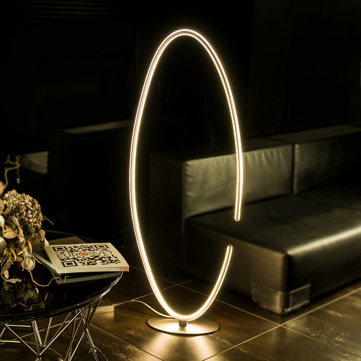 Торшер eurosvet gap 80415/1 сатин-никель