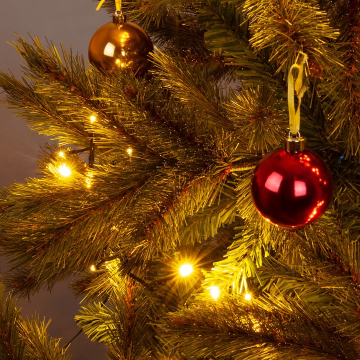 Гирлянда нить eurosvet мишура 400-004 теплый белый