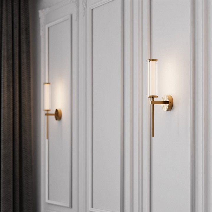 Бра eurosvet stark 50387 led латунь