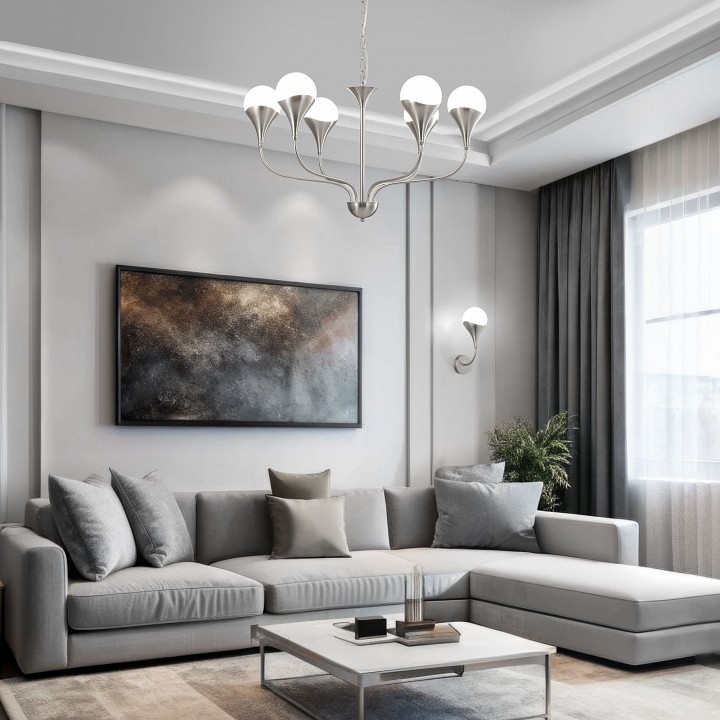 Бра eurosvet calyx 60169/1 никель