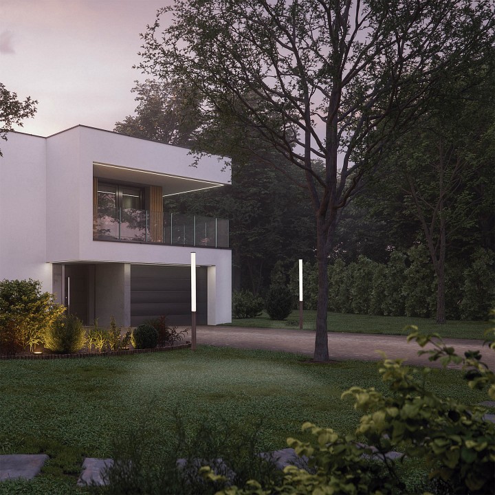 Наземный низкий светильник mantra gant 9281