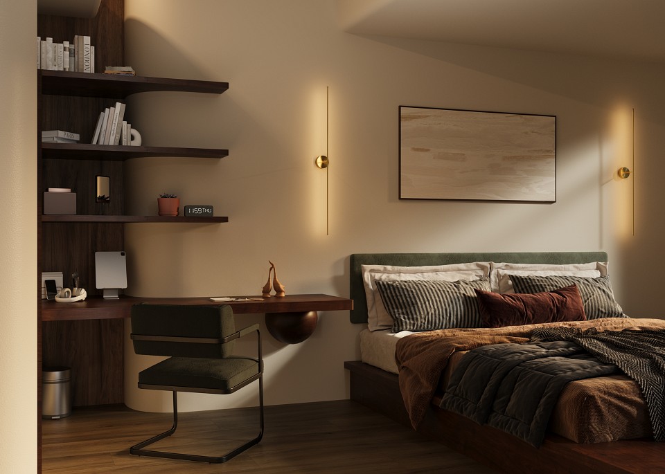 Бра maytoni technical elegant c084wl-l18bs2.7k