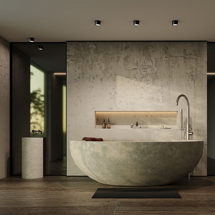 Накладной светильник maytoni technical hydra c090cl-10w4k-b