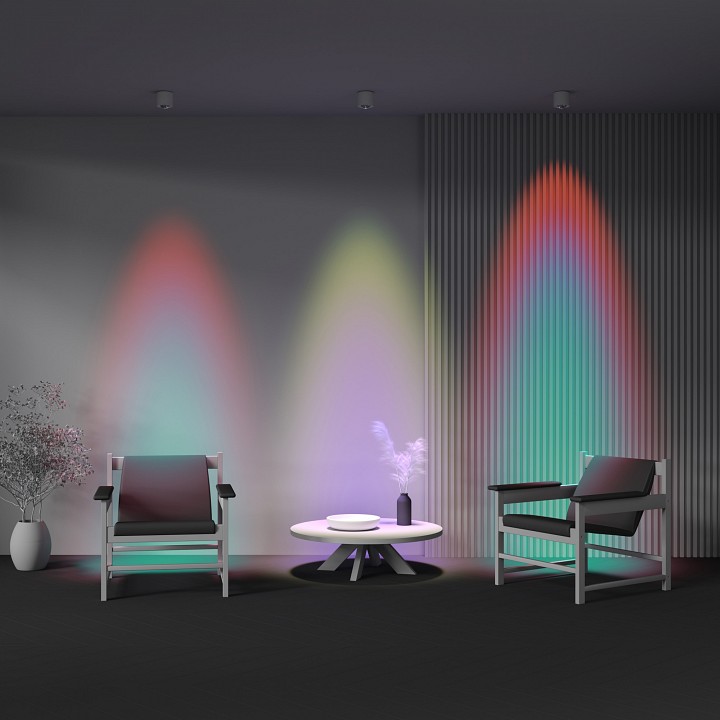 Накладной светильник maytoni technical lens c217cl-15w4k-w