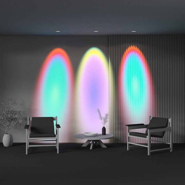 Встраиваемый светильник maytoni technical lens dl105-12w4k-w