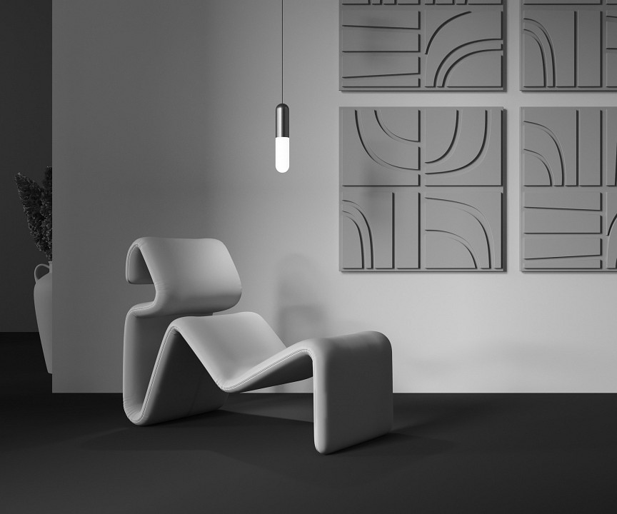 Подвесной светильник maytoni technical mist p101pl-l500-12w3k-b