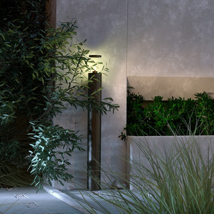 Наземный низкий светильник novotech vido 370952