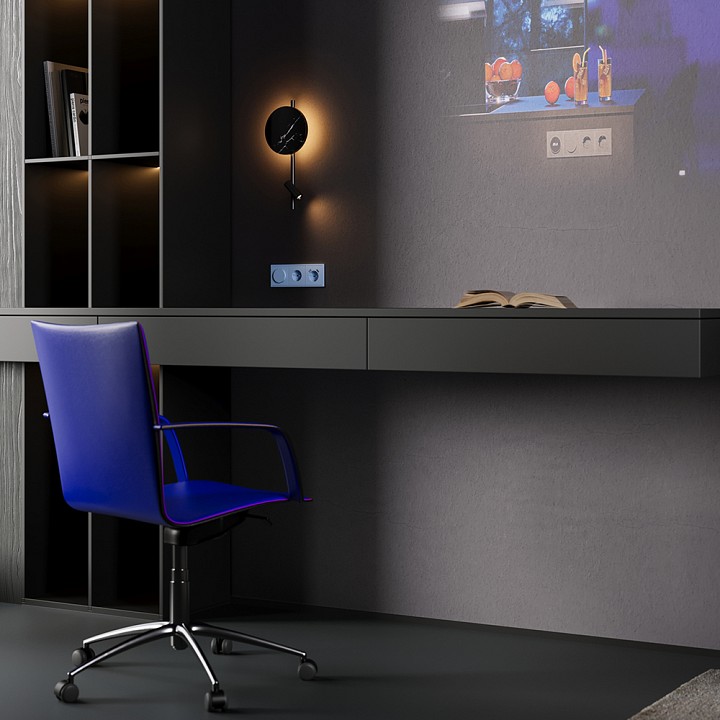 Накладка для диммера voltum s70 vls002015