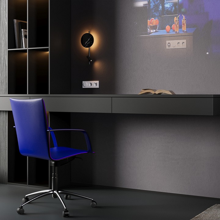 Накладка для диммера voltum s70 vls002016