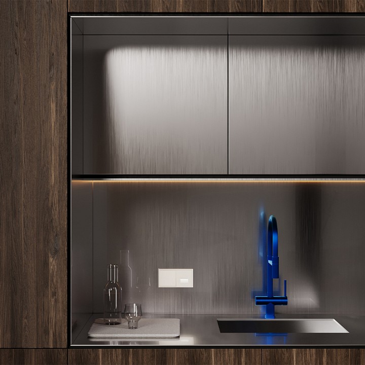 Накладка для заглушки для поста с подсветкой и с датчиком voltum s70 vls002413