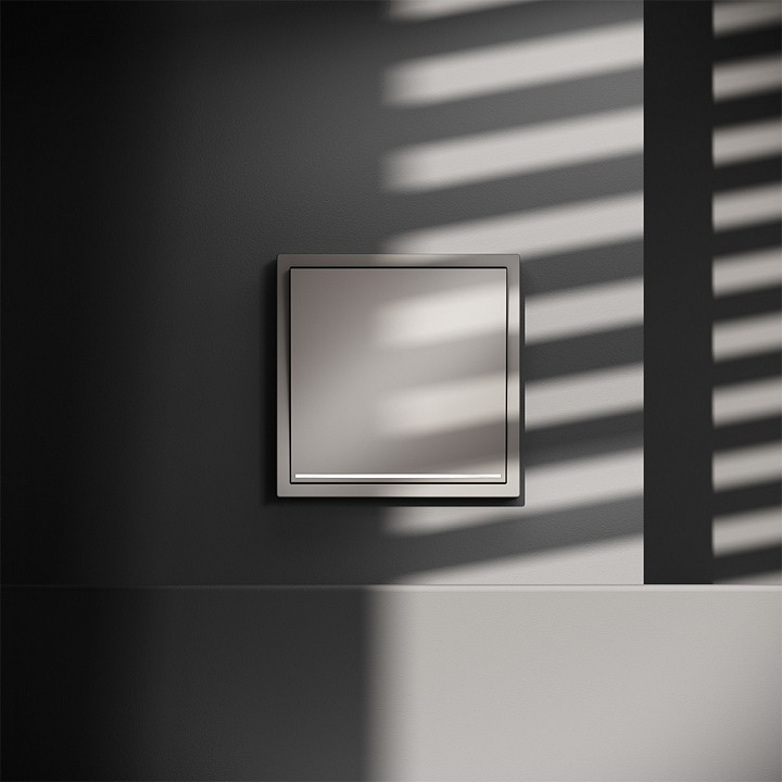 Выключатель одноклавишный с подсветкой без рамки voltum s70 vls010203