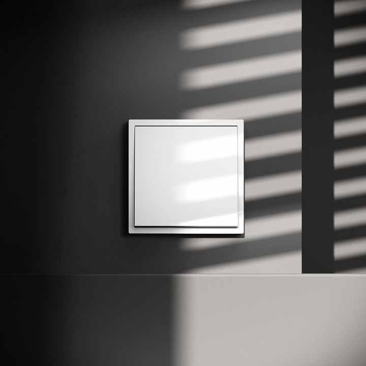 Выключатель проходной одноклавишный без рамки voltum s70 vls010301