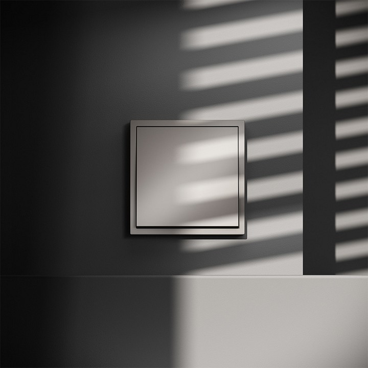 Выключатель проходной одноклавишный без рамки voltum s70 vls010303