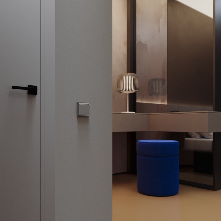 Электронный карточный выключатель без рамки voltum s70 vls010703