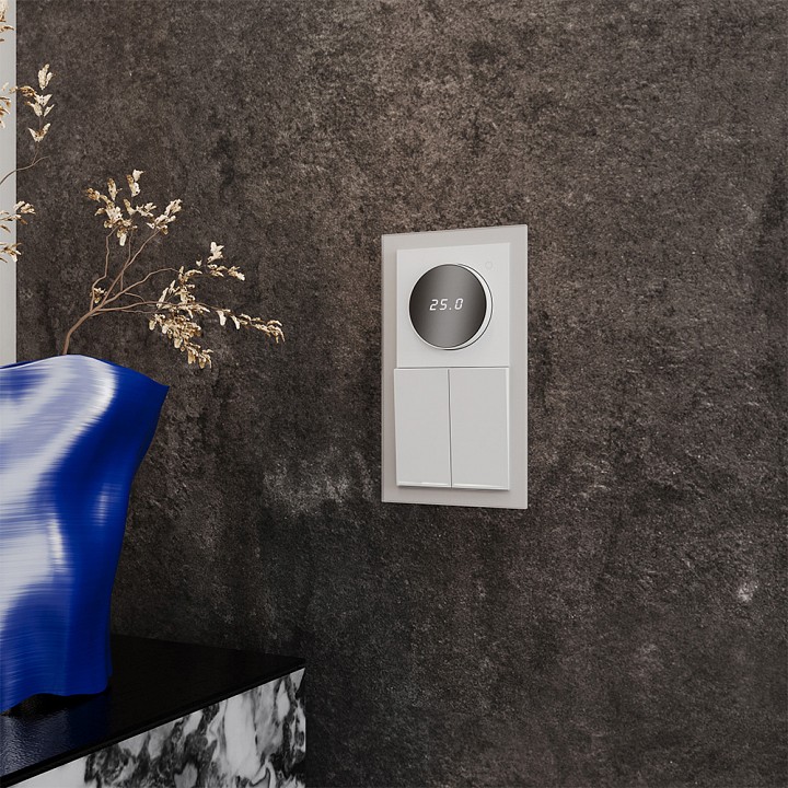 Терморегулятор электромеханический для теплого пола без рамки voltum s70 vls070102