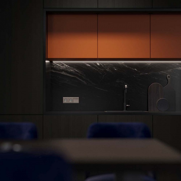 Клавиши для выключателя двухклавишного voltum s70 metal vlsm000310